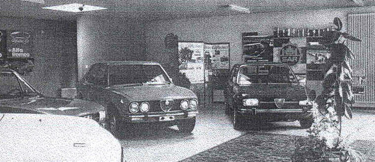 Alfa Romeo Schloss-Garage Geschichte Verkauf