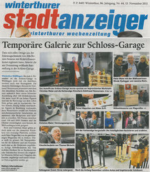Temporäre Galerie zur SCHLOSS-GARAGE