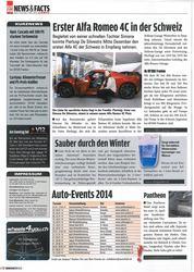 Erster Alfa 4C in der Schweiz