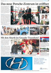 Mit dem Abarth ins Gstaader Traumhotel