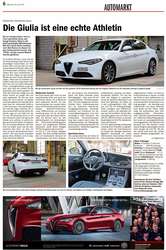 Die Giulia ist eine echte Athletin