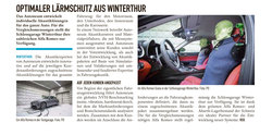Optimaler Lärmschutz aus Winterthur