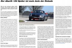Abarth 124 Spider: Mein Auto der Dekade