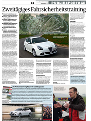 Zweitägiges Fahrsicherheitstraining