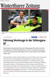 Fahrzeug-Vernissage in der Schlossgarage