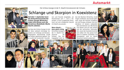 Schlange und Skorpion in Koexistenz