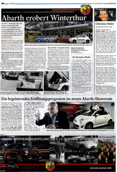 Abarth erobert Winterthur