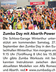 Zumba Day mit Abarth-Power